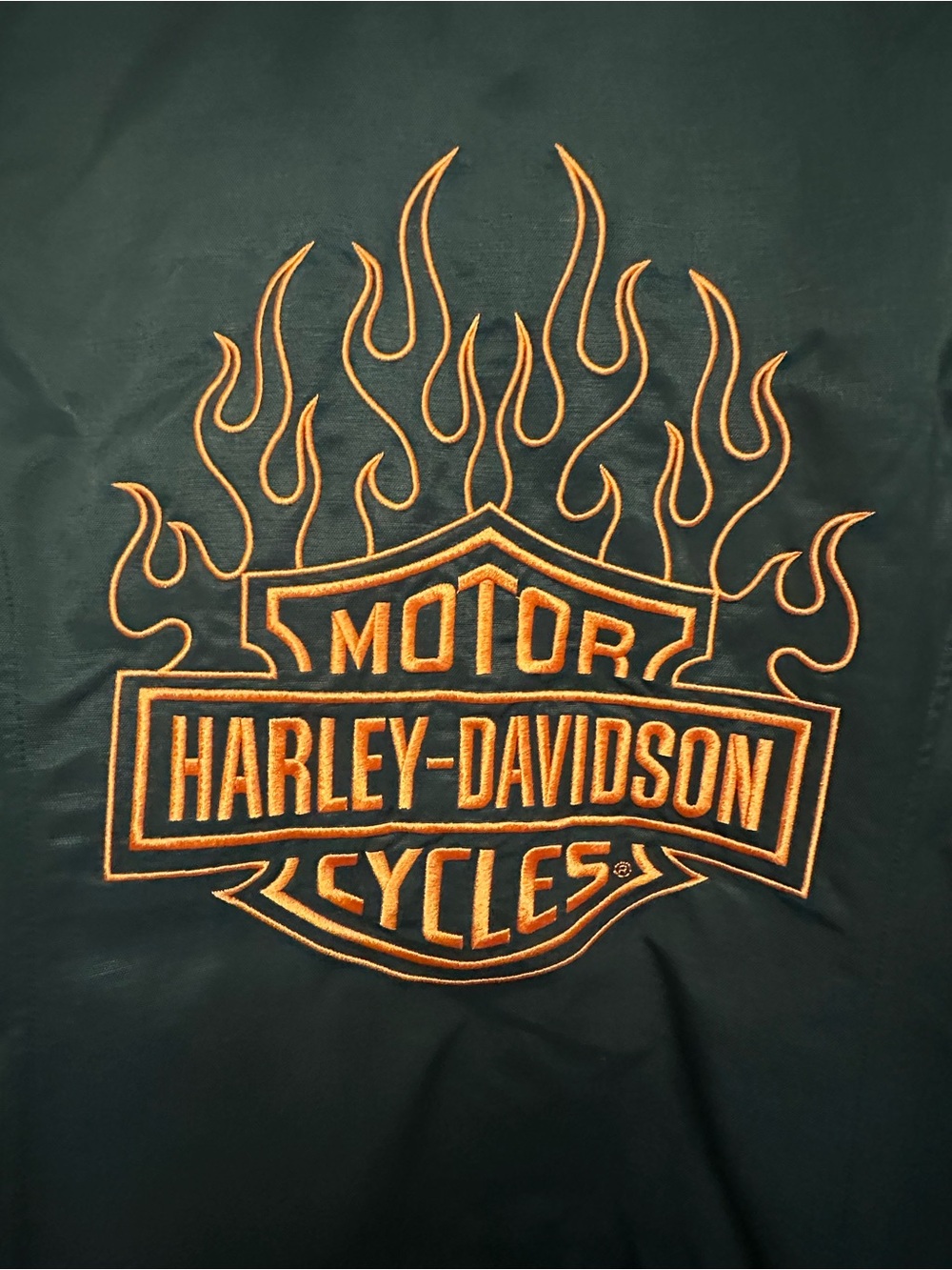 Harley-Davidson Unisex Embroidered Flame Logo Riding Jacket - Picture 4 of 11
